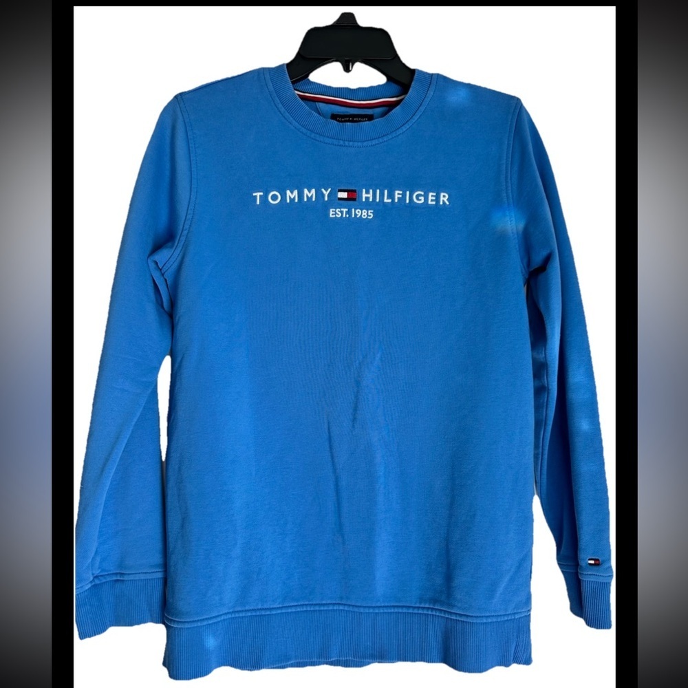 Tommy Hilfiger Blue Womens Sweatshirt Sz XL
